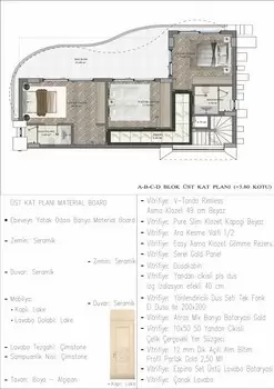 Вилла 4+1 в Алании, Турция, 200 м² - фото 51