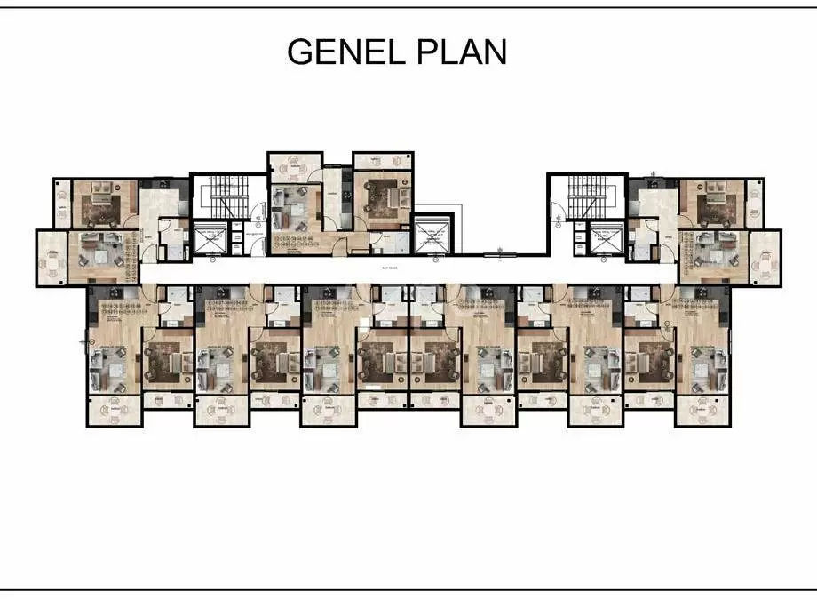 Квартира 1+1 в Мерсине, Турция, 70 м² - фото 23