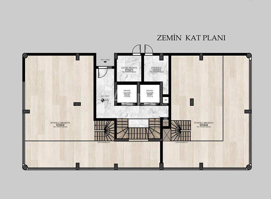 Квартира 1+1 в Алании, Турция, 50 м² - фото 21