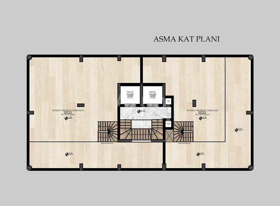 Квартира 1+1 в Алании, Турция, 50 м² - фото 24