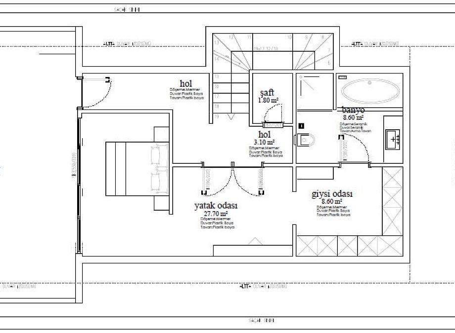 Вилла 5+1 в Алании, Турция, 500 м² - фото 68