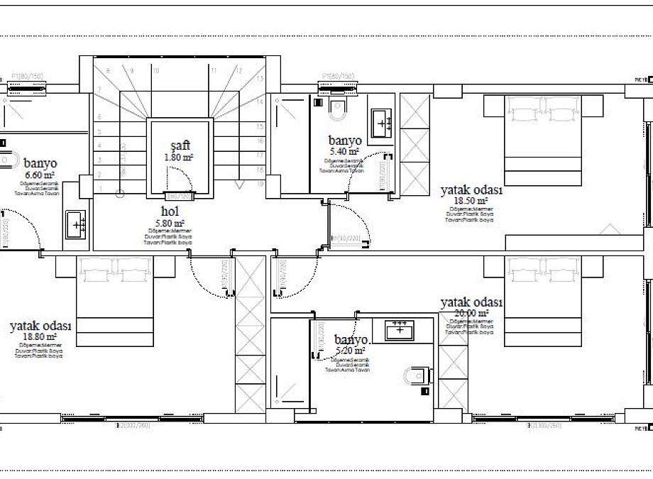 Вилла 5+1 в Алании, Турция, 500 м² - фото 71