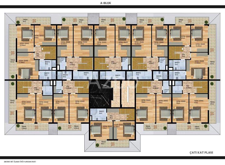 Дуплекс 4+1 в Алании, Турция, 155.5 м² - фото 10